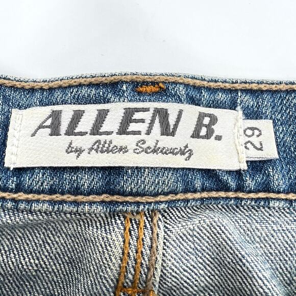 ALLEN B. by Allen Schwartz Floral Embroidered Mod Jeans Size 29 - Picture 7 of 10